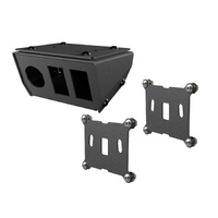 Compact 12V Electrical Console [3-Bay] & Rock Light Panel Pair to suit KAON Molle Mesh