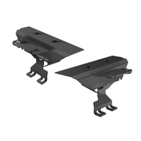 Front Cowl Antenna Mount Pair with Ditch Light Adaptors to Suit Toyota Prado 250