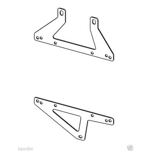Transmission Oil Cooler Brackets to suit Toyota Prado 120 1KD 1KZ 3.0L, 2002 - 2009