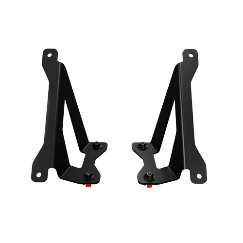 Angled Wind Deflector Maxtrax & TRED Mounts to suit Rhino-Rack Pioneer Platform [4 Slat Rack] 