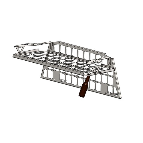 Light Cargo & Pet Barrier and Barrier Shelf to suit Toyota Prado 120 / Lexus GX 470