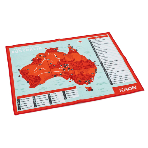 KAON Microfibre Cloth 4x4 Touring Map of Australia