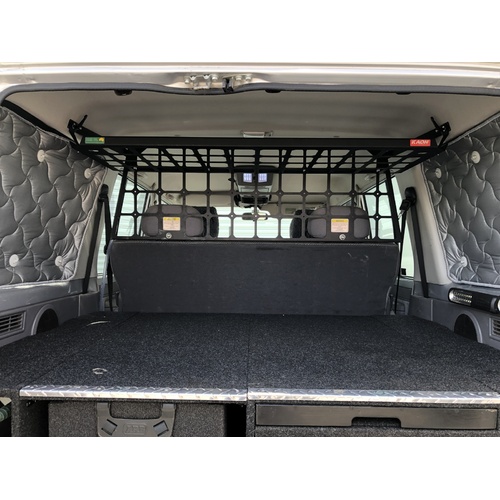 Light Cargo & Pet Barrier and Barrier Shelf to suit Toyota LandCruiser LC76