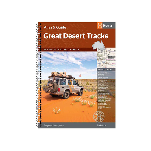 HEMA Great Desert Tracks Atlas & Guide