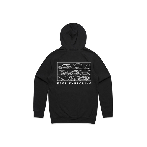 KAON Outdoor Lifestyle Black Hoodie