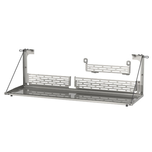 The Ultimate Rear Door Table and Cage Bundle to suit Toyota Prado 150 [Natural Stainless]